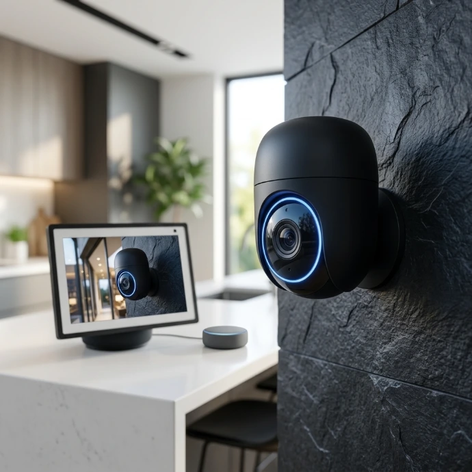 AI Generated Integrated Security Monitoring - Smart Home Hub
